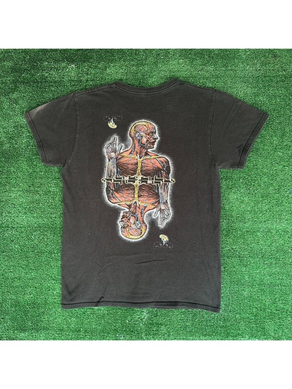 Vintage Y2K TOOL Lateralus T-Shirt Faded Black Boxy Alex Gray Grunge Metal Band